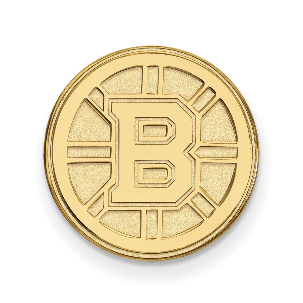 14k Gold NHL LogoArt Boston Bruins Lapel Pin