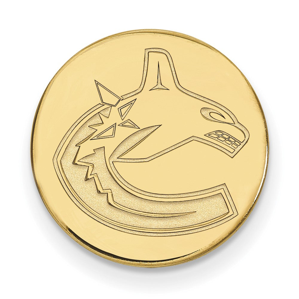 14k Gold NHL LogoArt Vancouver Canucks Lapel Pin