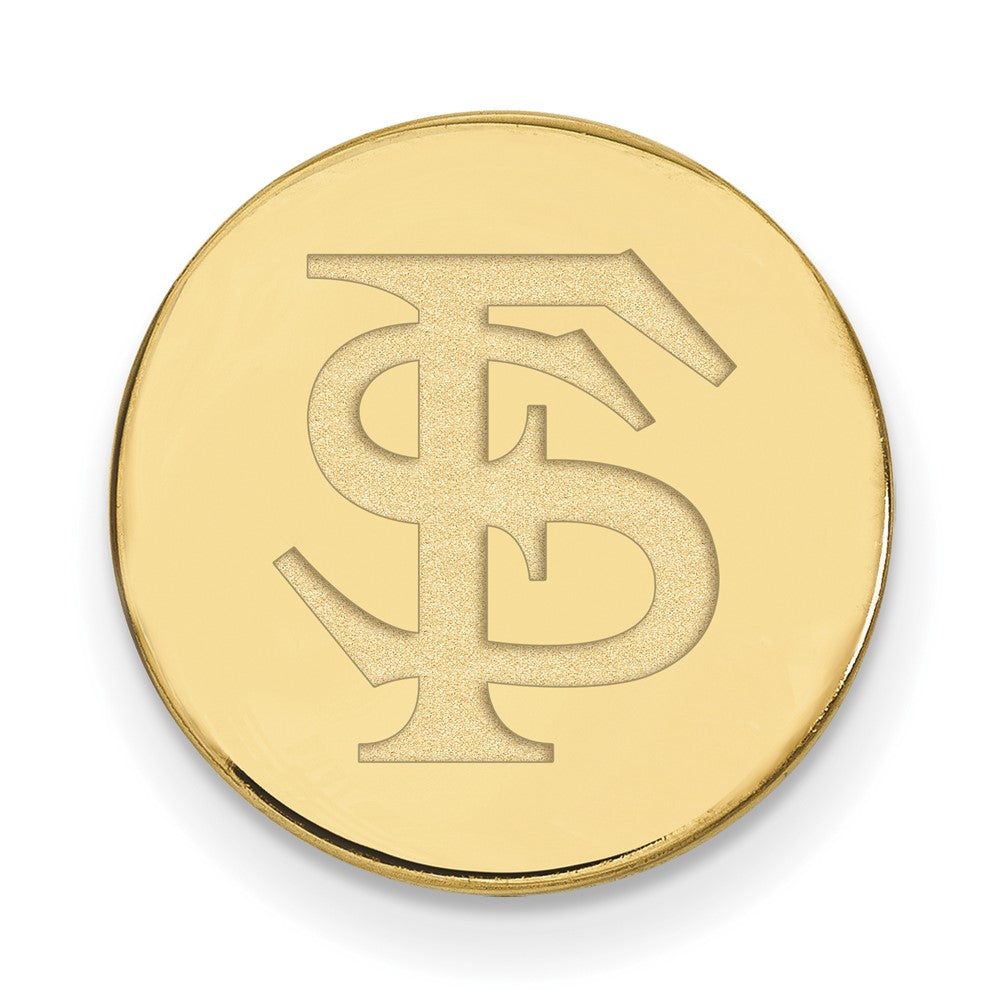 14k Gold LogoArt Florida State University F-S Lapel Pin