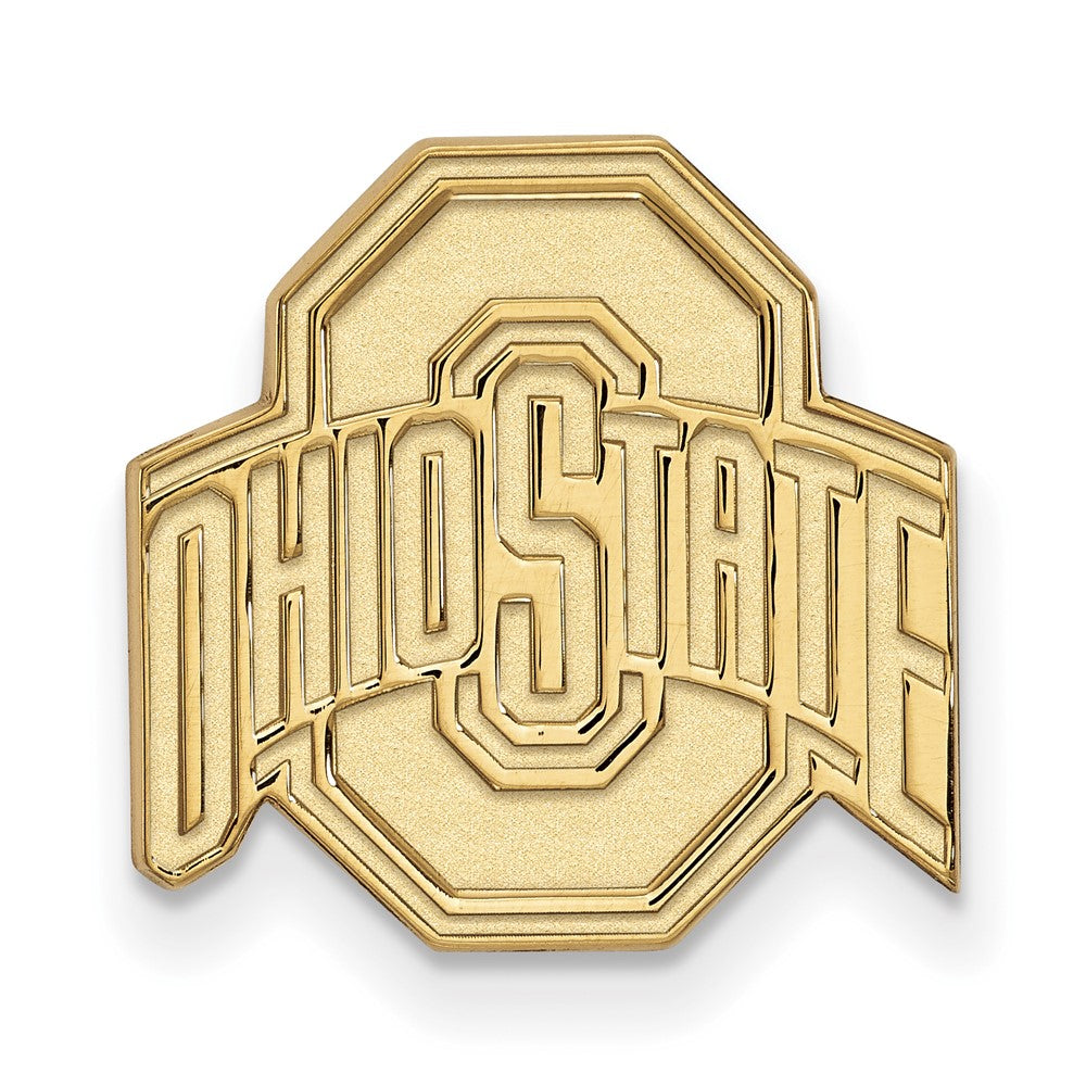 Sterling Silver Gold-plated LogoArt The Ohio State University Lapel Pin