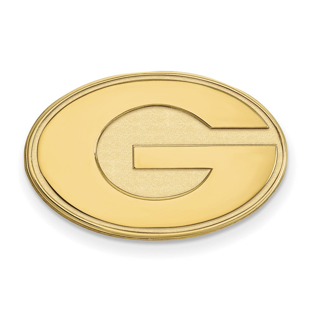 Sterling Silver Gold-plated LogoArt University of Georgia Letter G Lapel Pin