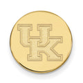 Sterling Silver Gold-plated LogoArt University of Kentucky U-K Lapel Pin