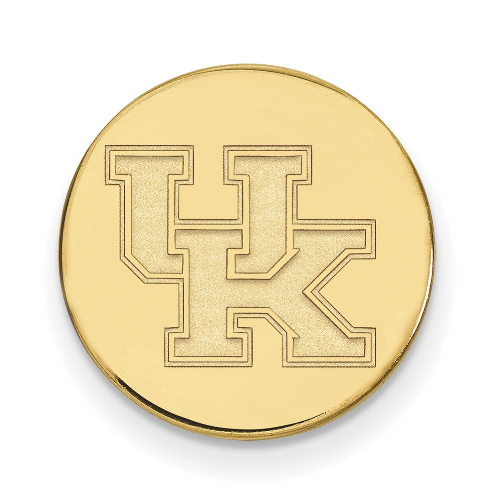 Sterling Silver Gold-plated LogoArt University of Kentucky U-K Lapel Pin