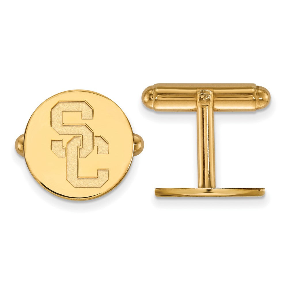 14k Gold University of Southern California S-C Cuff Links