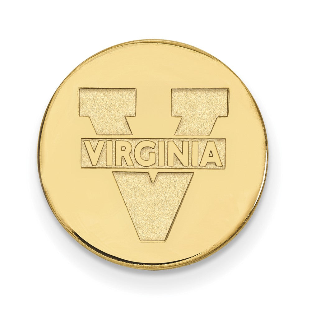 Sterling Silver Gold-plated LogoArt University of Virginia Lapel Pin