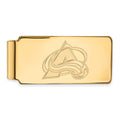 10k Gold NHL LogoArt Colorado Avalanche Money Clip