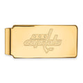 10k Gold NHL LogoArt Washington Capitals Money Clip