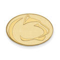 Sterling Silver Gold-plated LogoArt Penn State University Lion Lapel Pin