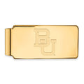 10k Gold LogoArt Baylor University Bears Money Clip
