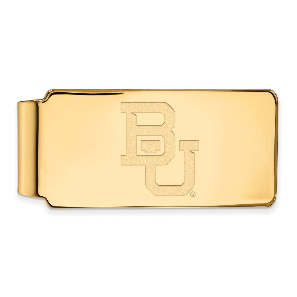 10k Gold LogoArt Baylor University Bears Money Clip