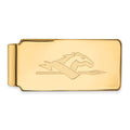10k Gold LogoArt Longwood University Horse Money Clip