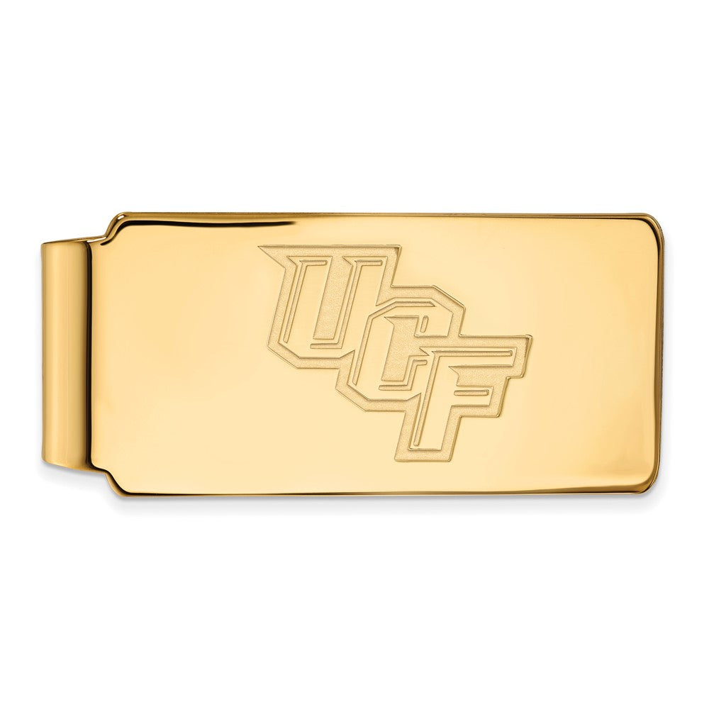 10k Gold LogoArt University of Central Florida U-C-F Money Clip