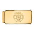 10k Gold LogoArt James Madison University Crest Money Clip