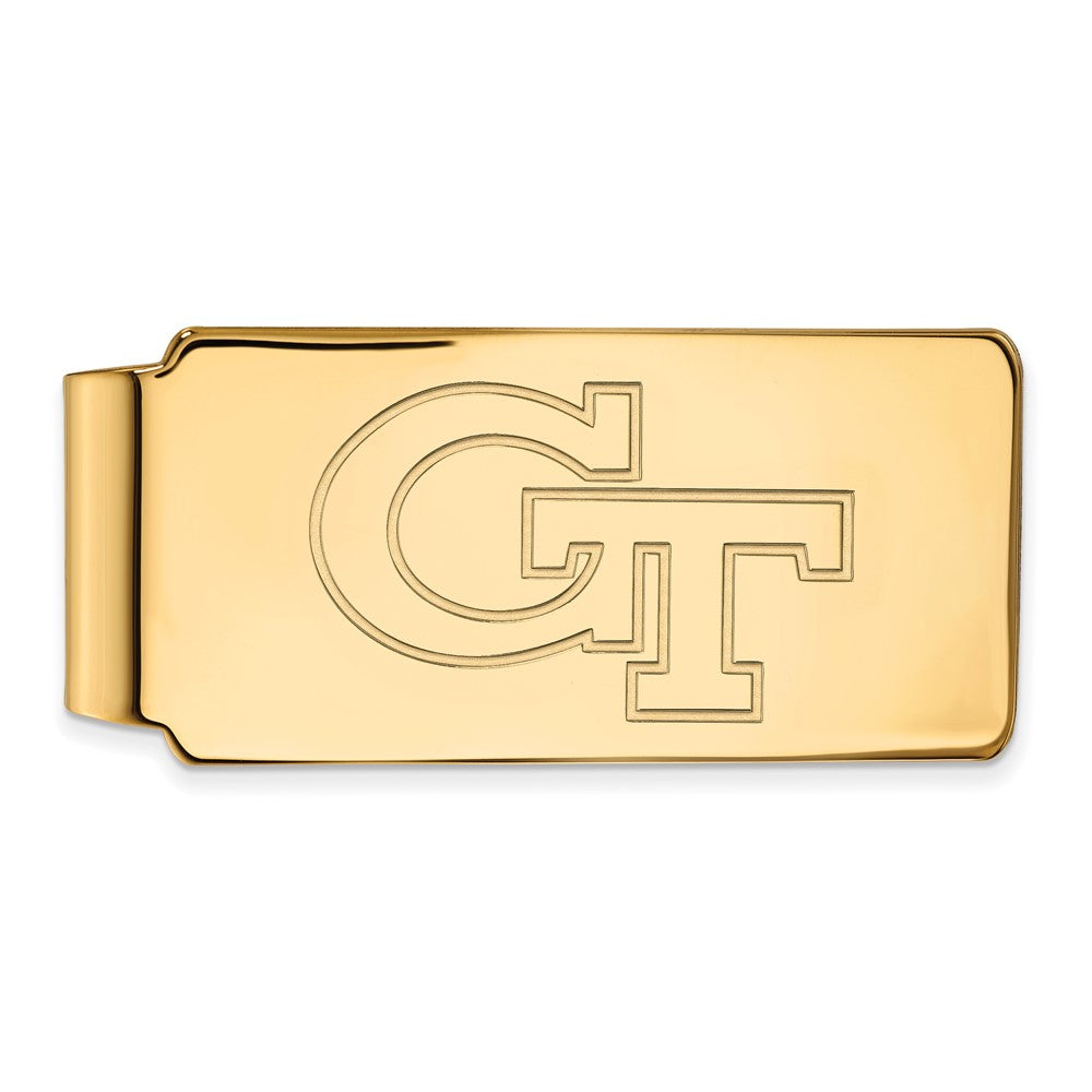 10k Gold LogoArt Georgia Institute of Technology G-T Money Clip