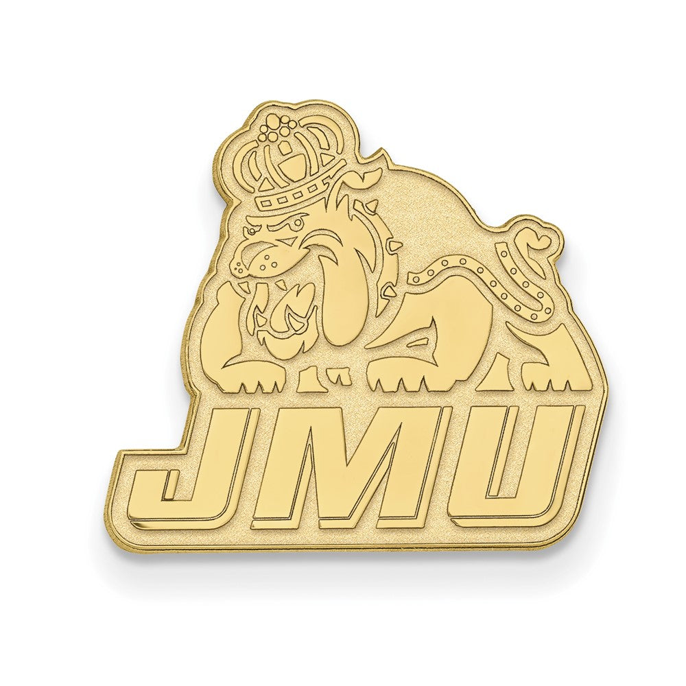 Sterling Silver Gold-plated LogoArt James Madison University Lapel Pin