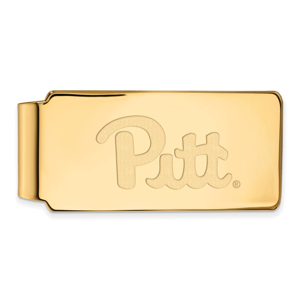 10k Gold LogoArt University of Pittsburgh Money Clip