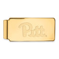 Sterling Silver Gold-plated LogoArt University of Pittsburgh Money Clip