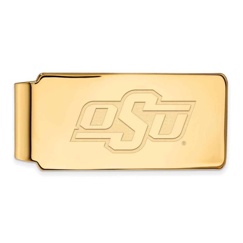 10k Gold LogoArt Oklahoma State University O-S-U Money Clip