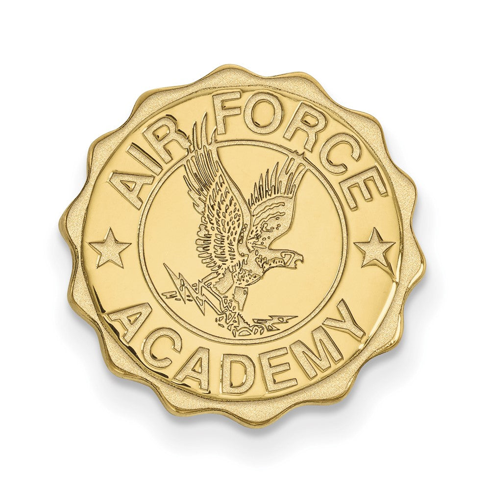 14k Gold LogoArt United States Air Force Academy Crest Lapel Pin