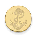 14k Gold LogoArt US Naval Academy Anchor Lapel Pin