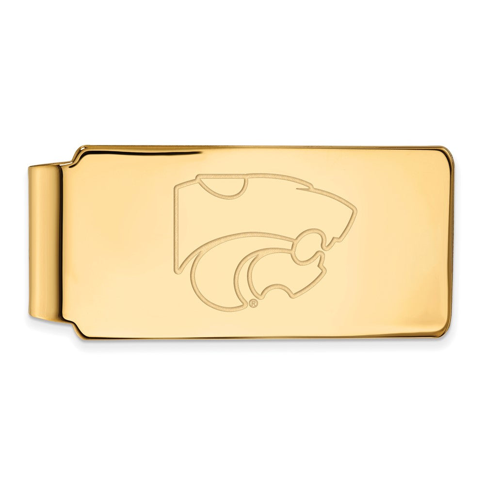 10k Gold LogoArt Kansas State University Wildcat Money Clip