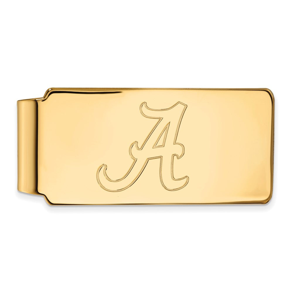 10k Gold LogoArt University of Alabama Money Clip