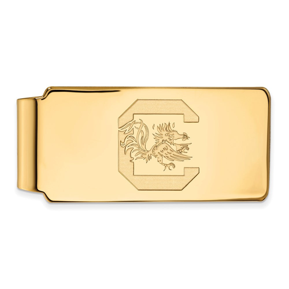 10k Gold LogoArt University of South Carolina Money Clip