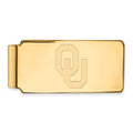 10k Gold LogoArt University of Oklahoma O-U Money Clip