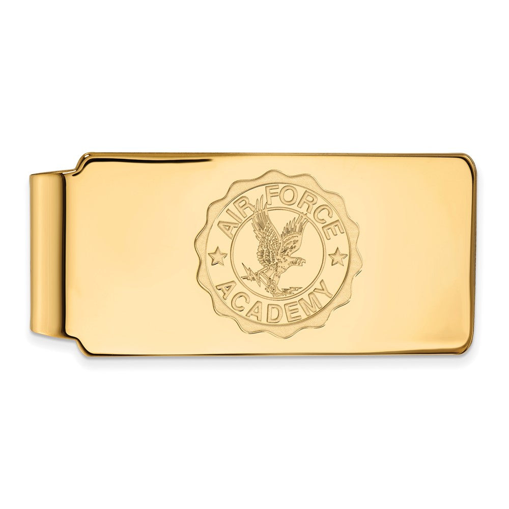 10k Gold LogoArt United States Air Force Academy Crest Money Clip