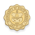 Sterling Silver Gold-plated LogoArt University of North Dakota Crest Lapel Pin