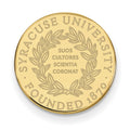 Sterling Silver Gold-plated LogoArt Syracuse University Crest Lapel Pin