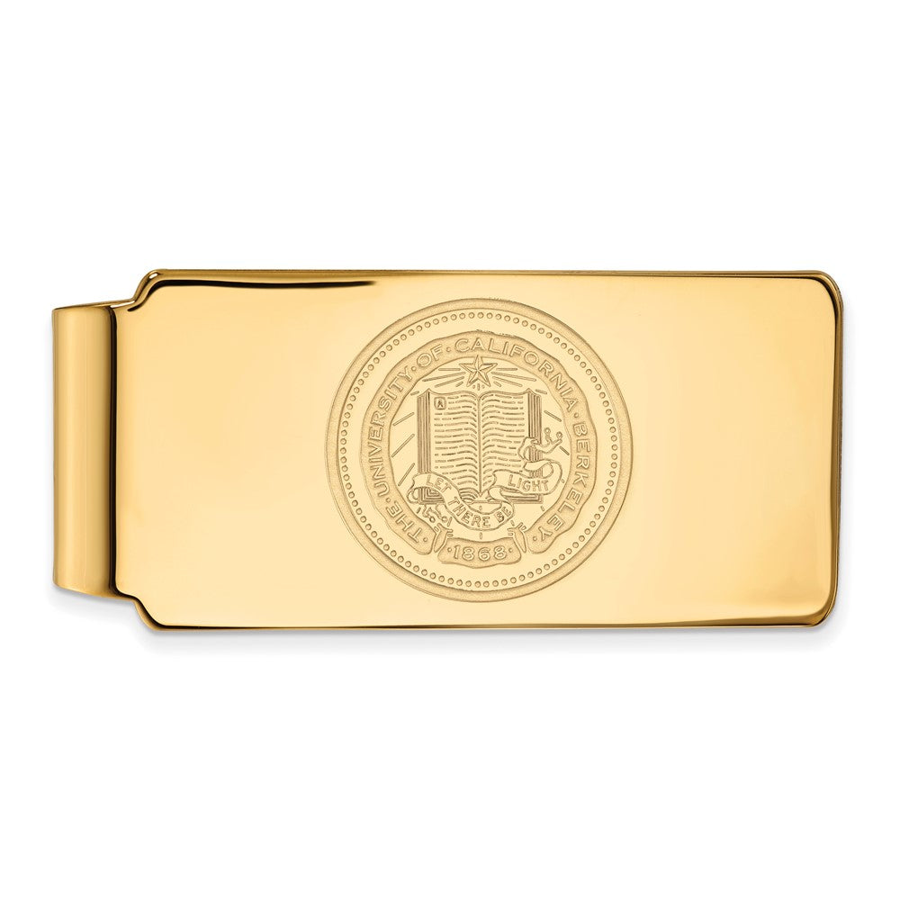 10k Gold LogoArt University of California Berkeley Crest Money Clip