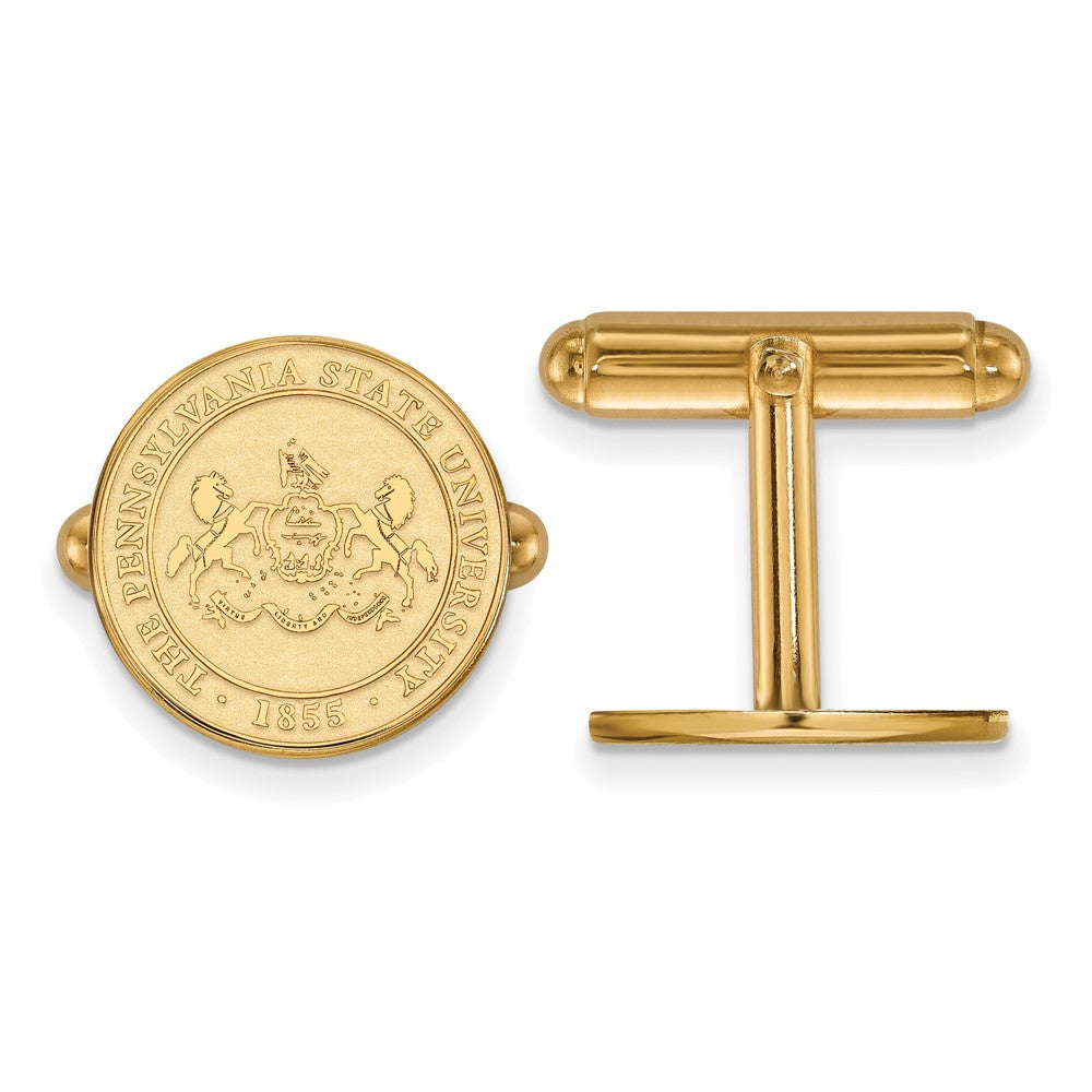 14k Gold LogoArt Penn State University Crest Cuff Links