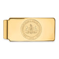 Sterling Silver Gold-plated LogoArt Penn State University Crest Money Clip