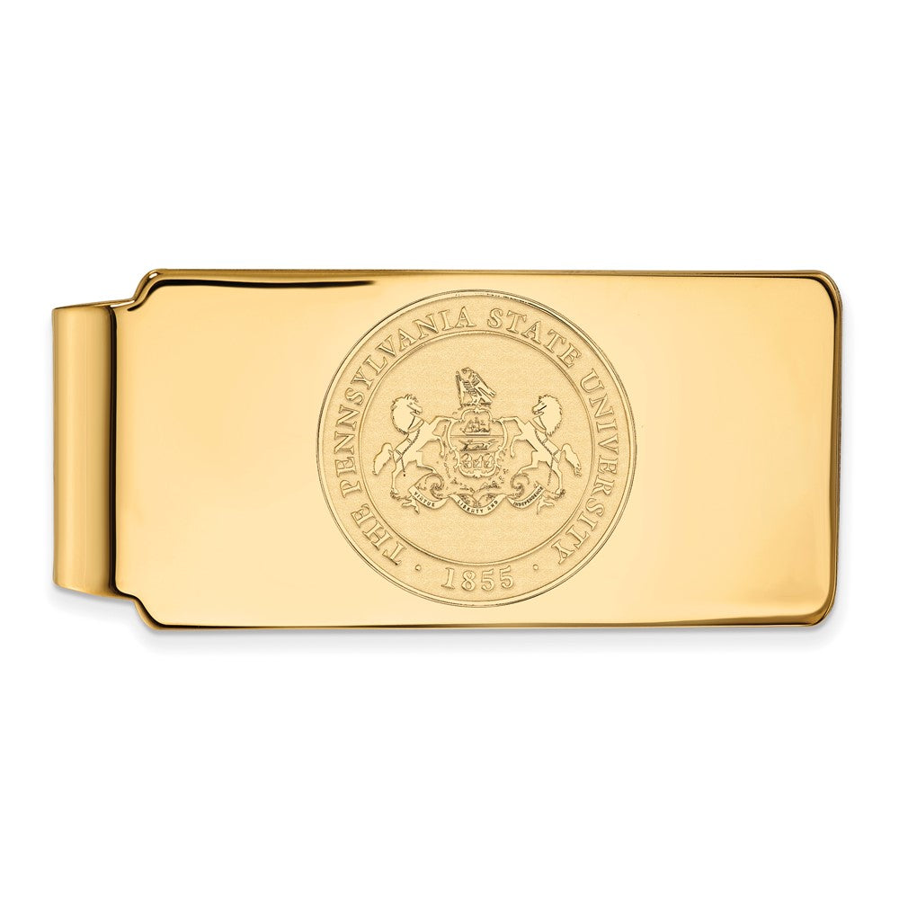10k Gold LogoArt Penn State University Crest Money Clip