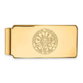 10k Gold LogoArt University of Nebraska Crest Money Clip