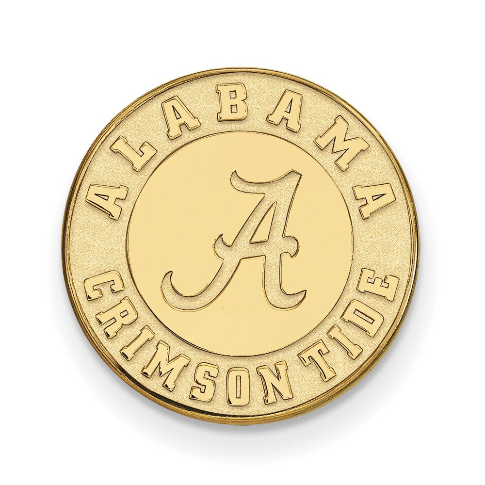 Sterling Silver Gold-plated LogoArt University of Alabama Crimson Tide Lapel Pin