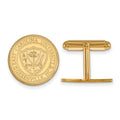 14k Gold LogoArt East Carolina University Crest Cuff Links