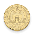 Sterling Silver Gold-plated LogoArt Georgia Institute of Technology Crest Lapel Pi