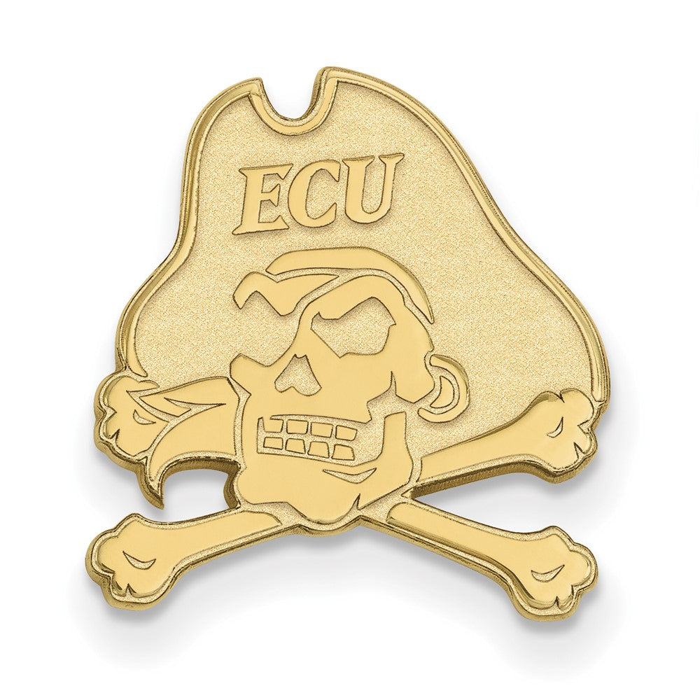 14k Gold LogoArt East Carolina University Pirate Lapel Pin