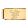 10k Gold LogoArt University of Kentucky U-K Wildcat Money Clip