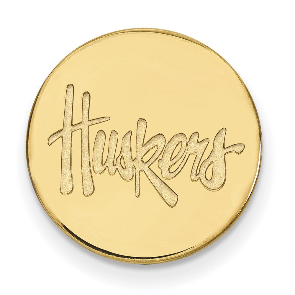 14k Gold LogoArt University of Nebraska Huskers Lapel Pin