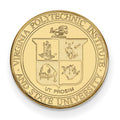 14k Gold LogoArt Virginia Tech Crest Lapel Pin