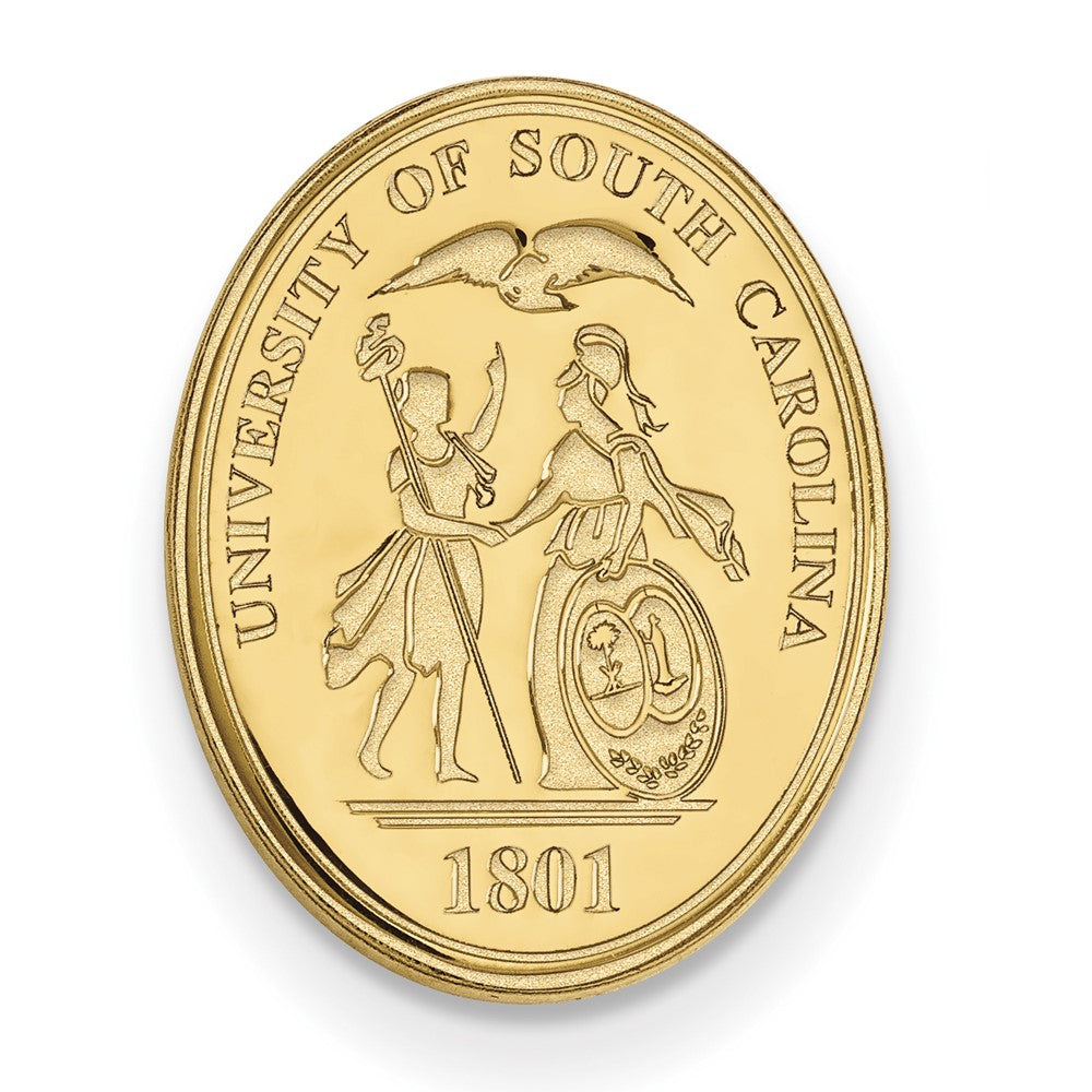 14k Gold LogoArt University of South Carolina Crest Lapel Pin