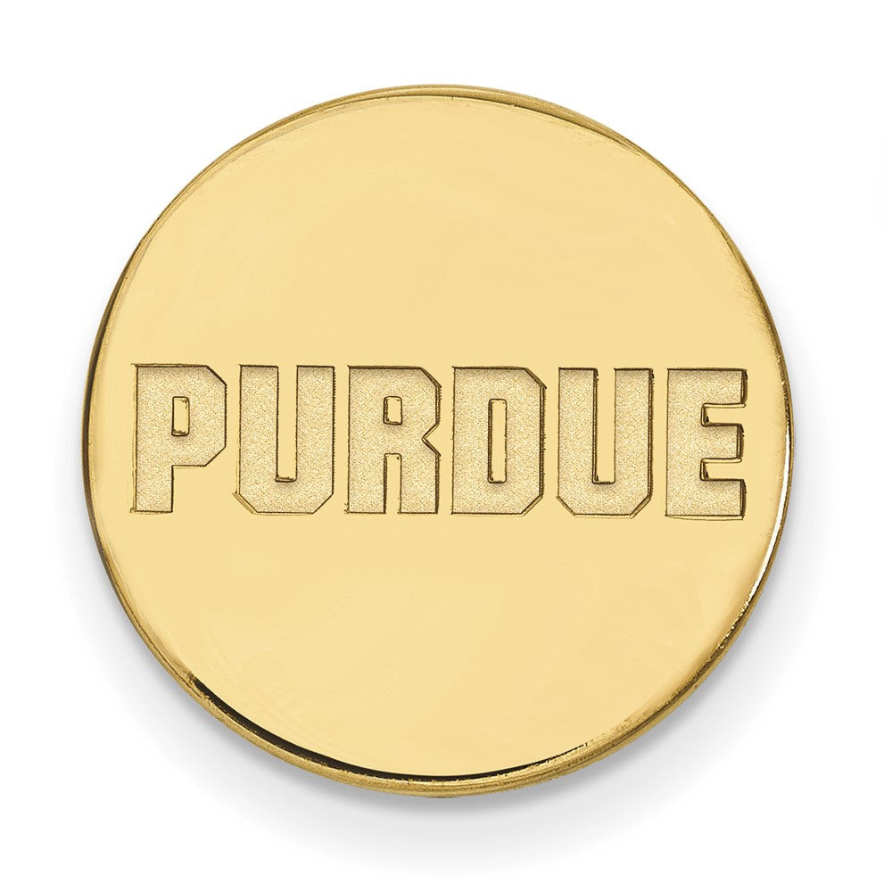 14k Gold LogoArt Purdue University Block Type Lapel Pin