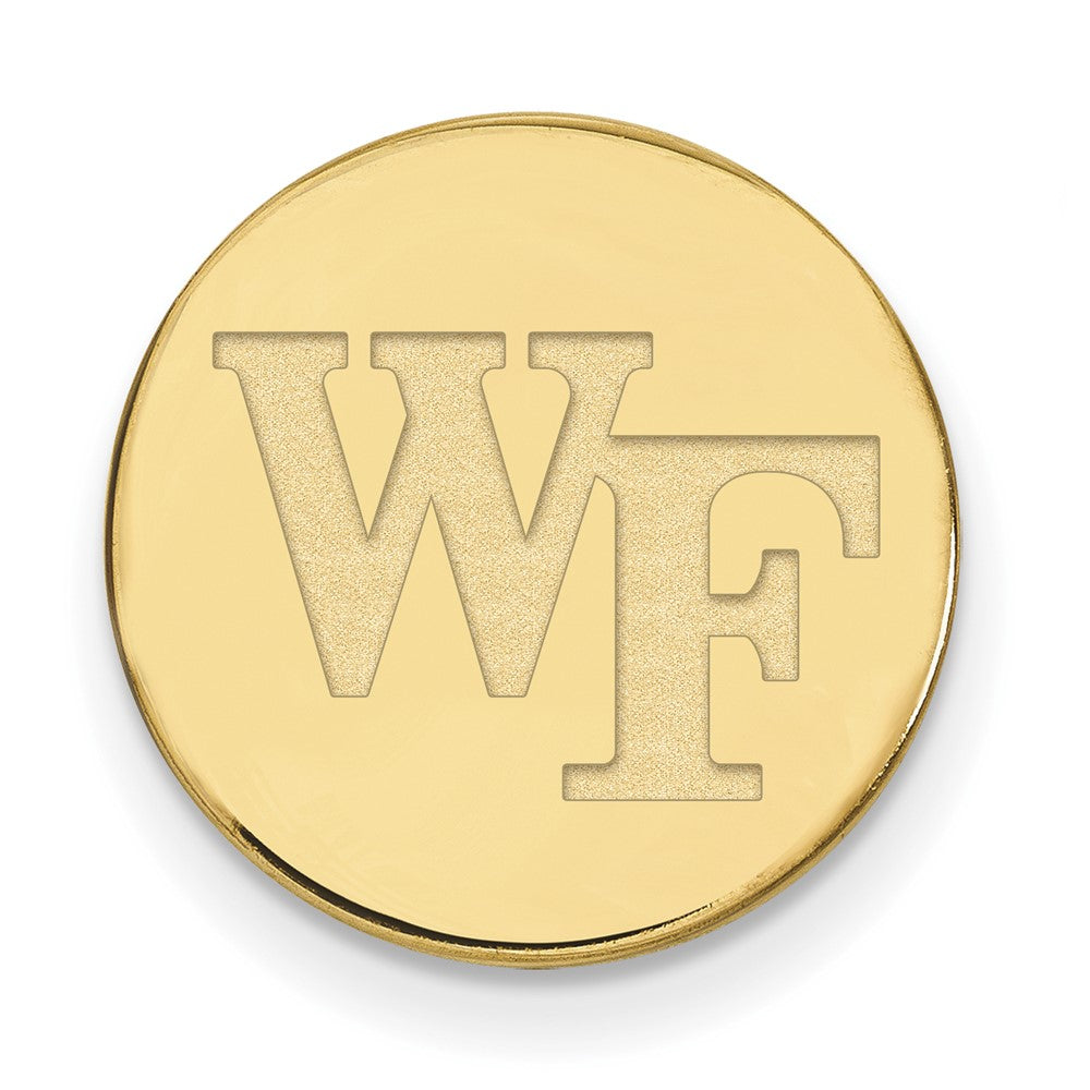 14k Gold LogoArt Wake Forest University W-F Lapel Pin