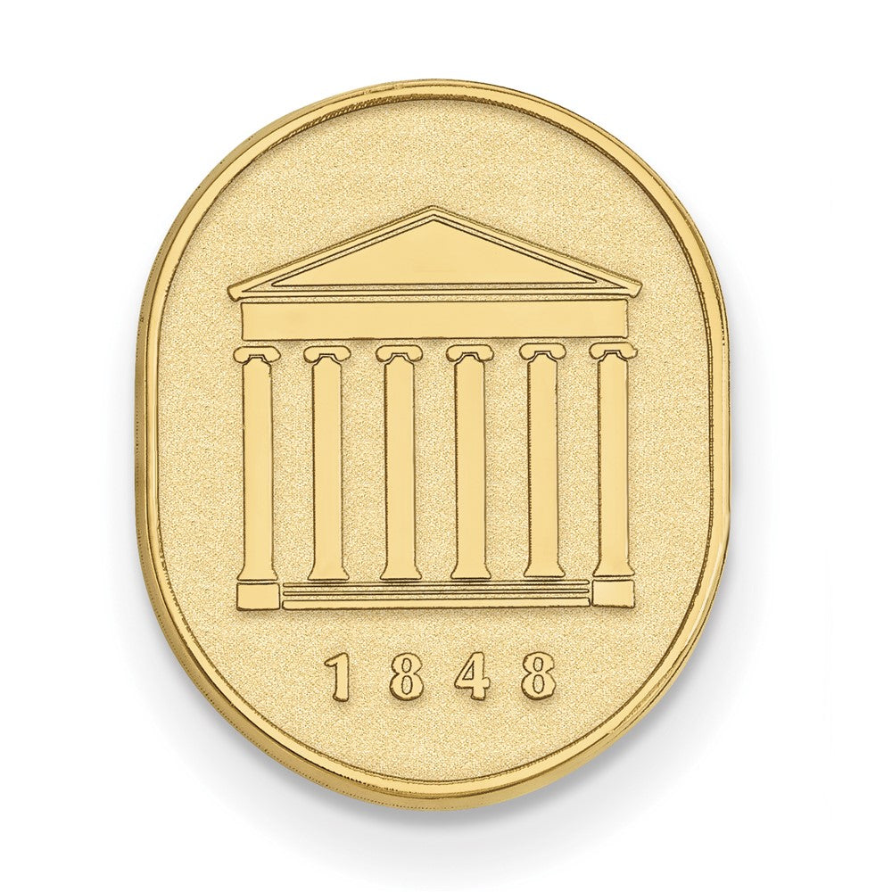14k Gold LogoArt University of Mississippi 1848 Crest Lapel Pin