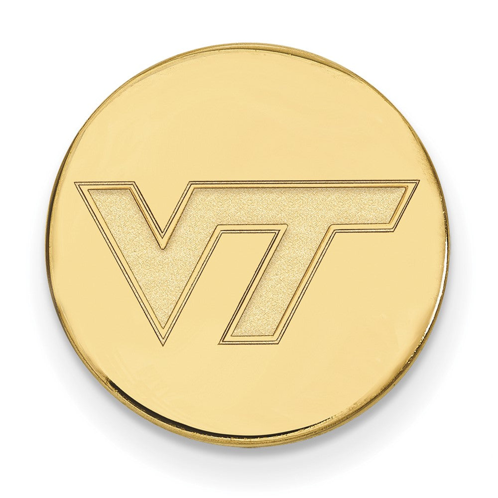 14k Gold LogoArt Virginia Tech V-T Lapel Pin