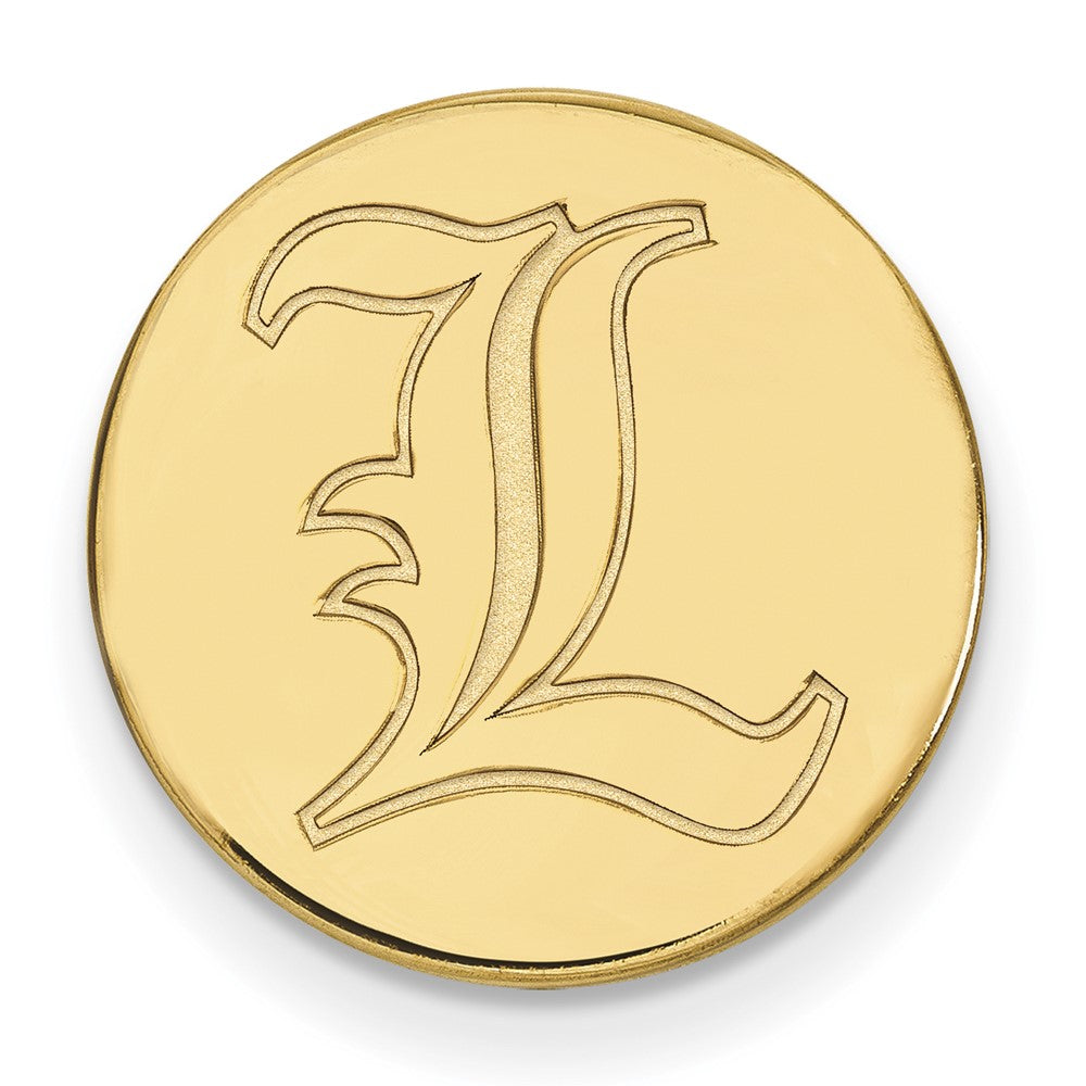 14k Gold LogoArt University of Louisville Letter L Lapel Pin