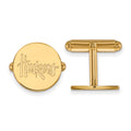 Sterling Silver Gold-plated LogoArt University of Nebraska Huskers Cuff Links